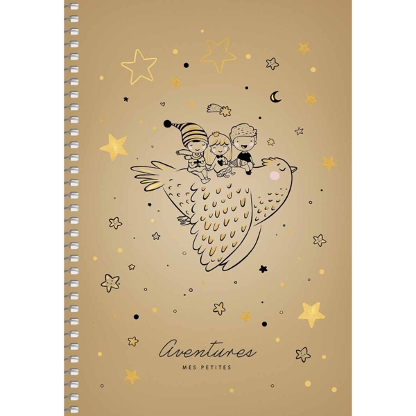 Тетрадь для записей Student Летим, А5, в клеточку, спираль, 96 листов (A5-SC-096-6100K) - Pampik