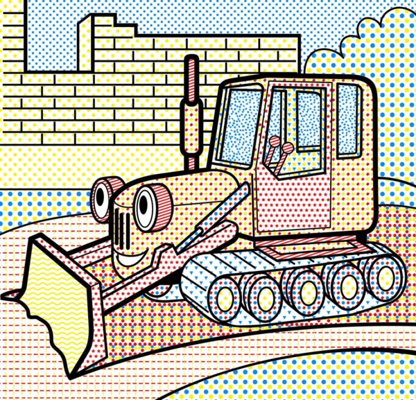 Водяна розмальовка Кристал Бук Будівельна техніка, 8 сторінок (F00024184) - Pampik - 3