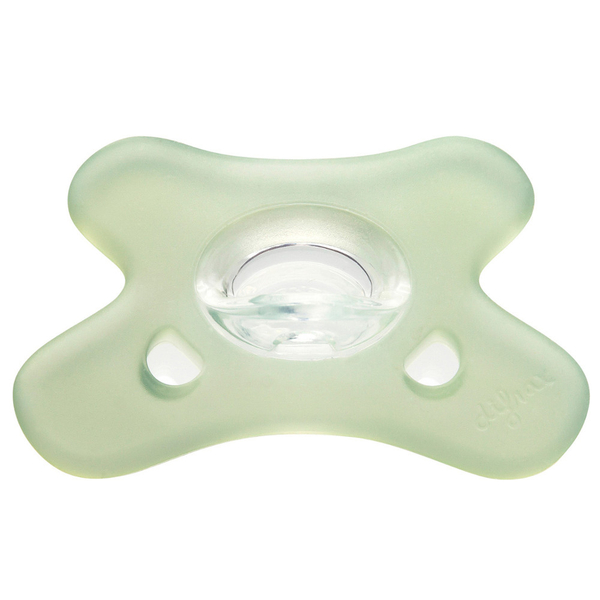 Силиконовая симметричная пустышка Canpol babies, 0-6 месяцев, зеленый (24/001_gre) - Pampik - 2
