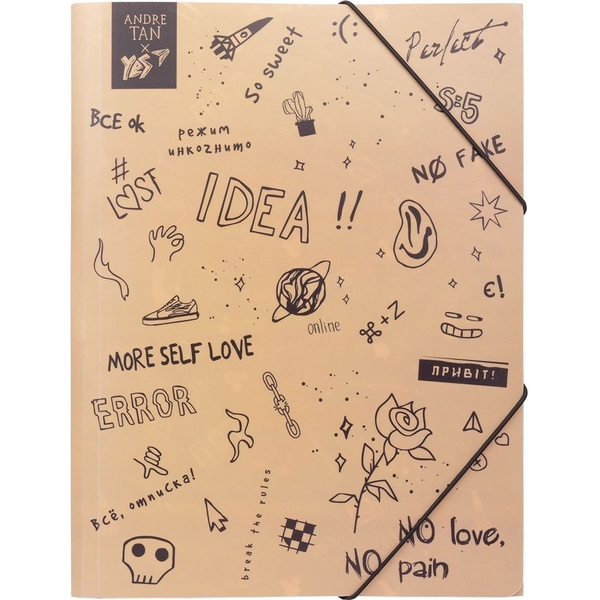 Папка Yes By Andre Tan Light, A4, на резинке (491935) - Pampik