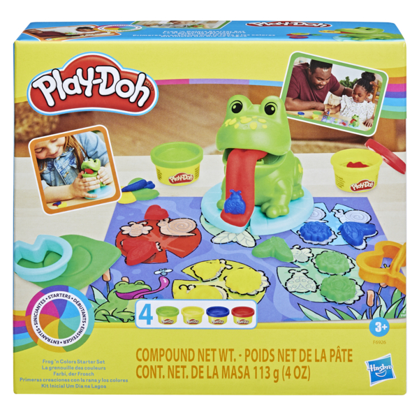 Набір для творчості з пластиліном Play-Doh Жабка та кольори (F6926) - Pampik