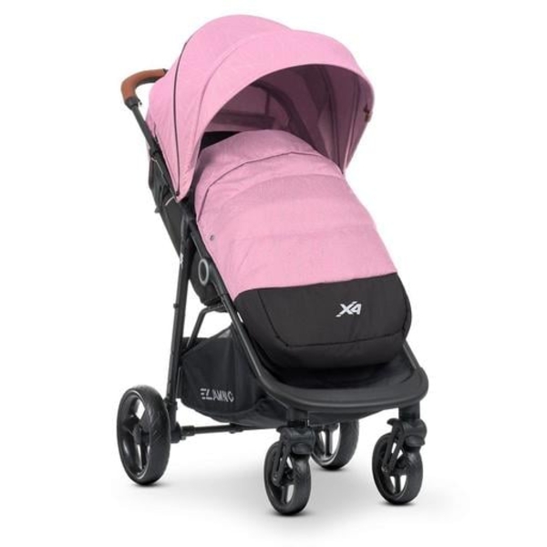 Коляска El Camino X4 ME 1024 Pink Lines, розовая (25399) - Pampik - 7
