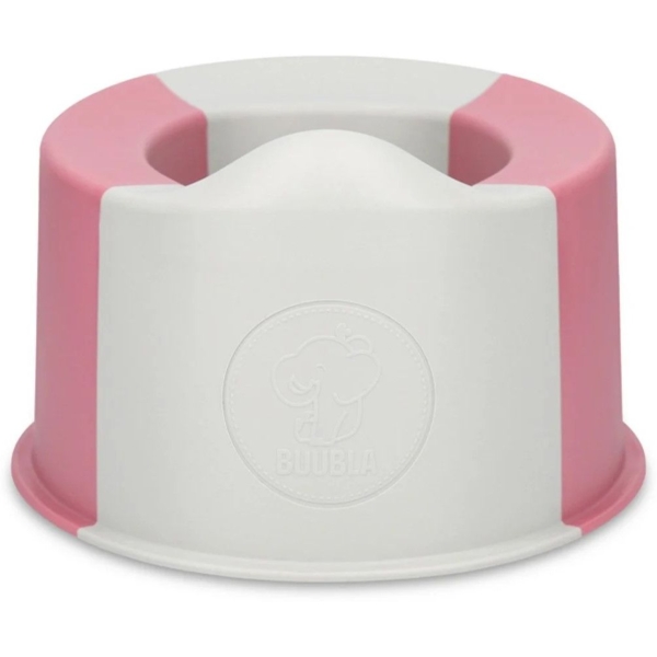 Детский горшок компактный Buubla розовый (BU106) - Pampik