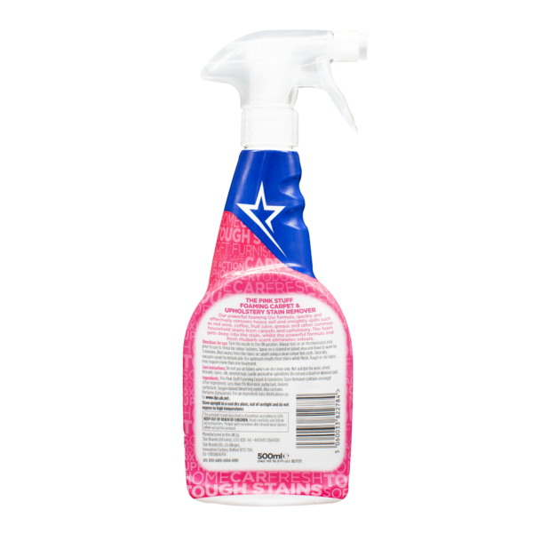 Спрей-плямовивідник для чищення килимів і оббивки The Pink Stuff 500 мл - Pampik - 2