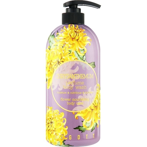 Гель для душу Jigott Хризантема Chrysanthemum Perfume Body Wash, 750 мл - Pampik