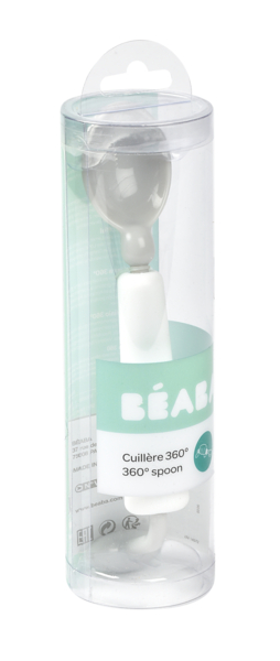 Ложка Beaba 360°, серый (913569) - Pampik - 2