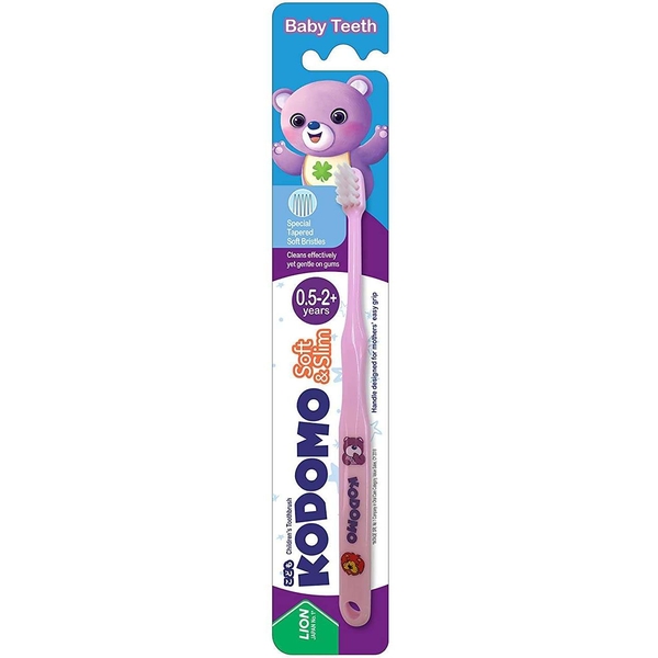 Зубная щетка Kodomo Soft & Slim, 0,5 - 2 года - Pampik