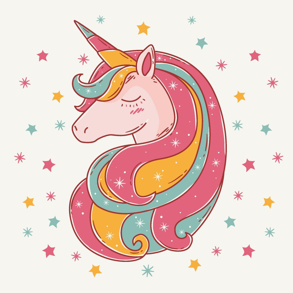 Картина по номерам ArtCraft Мечтательная единорожка 30x30 см (15001-AC) - Pampik