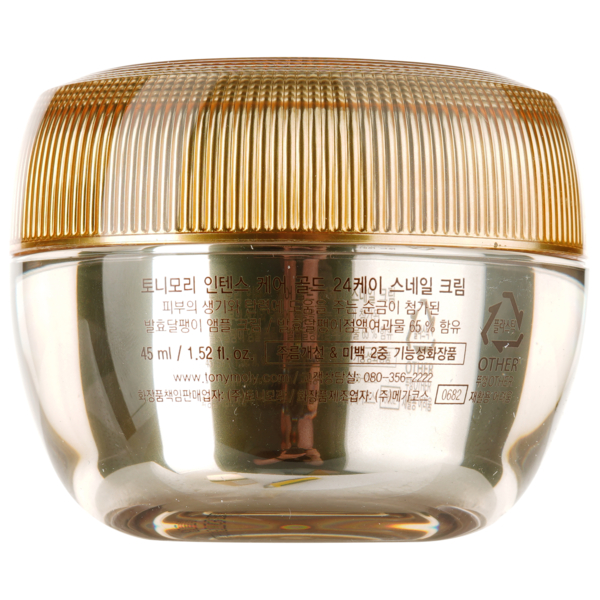 Крем для обличчя Tony Moly Intense Care Gold 24K Snail Cream, з муцином равлика та золотом, 45 мл - Pampik - 2