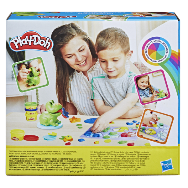 Набір для творчості з пластиліном Play-Doh Жабка та кольори (F6926) - Pampik - 4