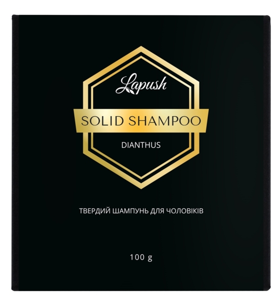 Твердий шампунь для чоловіків Lapush Dianthus, 100 г (LP_SHT_DNT_70) - Pampik - 2