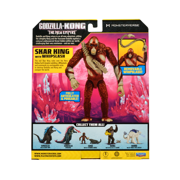 Игровая фигурка Godzilla vs Kong Скар Кинг с оружием, 15 см (35205) - Pampik - 6