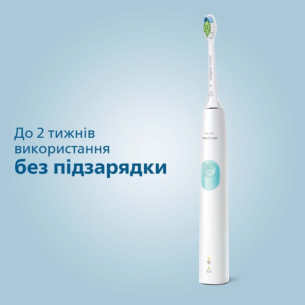 Електрична зубна щітка Philips Sonicare ProtectiveClean 4300, біла (HX6807/28) - Pampik - 8