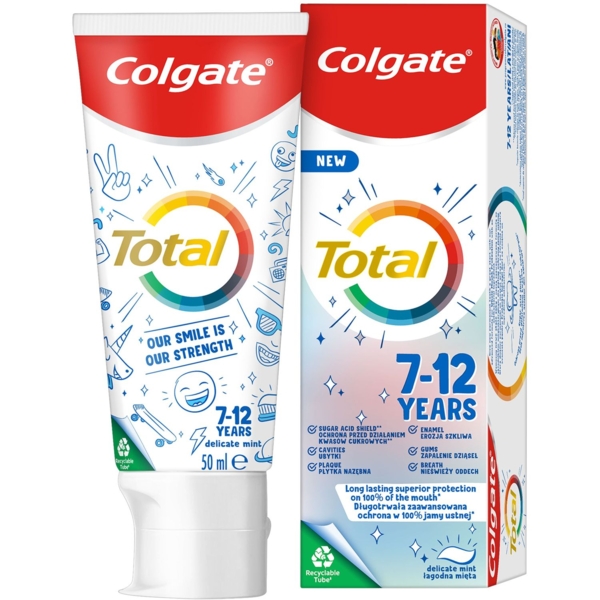 Зубна паста Colgate Total Junior Toothpaste kids, 50 мл - Pampik - 6