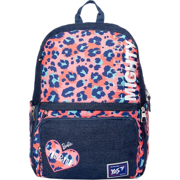 Рюкзак молодіжний Yes Т-82 Barbie, синий с коралловым (558286) - Pampik