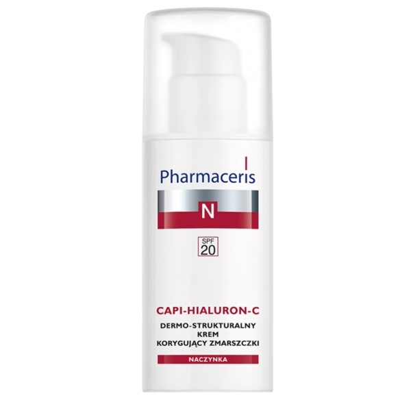 Крем для лица с дермо-структурной коррекцией морщин Pharmaceris N Capi-Hialuron-C SPF20, 50 мл (E15007) - Pampik