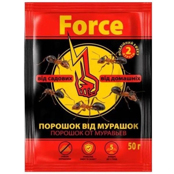 Порошок від мурах Force 50 г - Pampik
