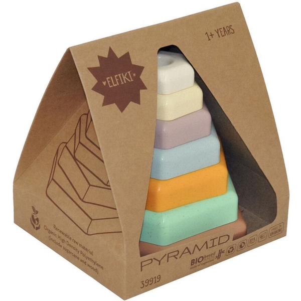 Іграшка розвиваюча Elfiki Пірамідка (39919) - Pampik - 2