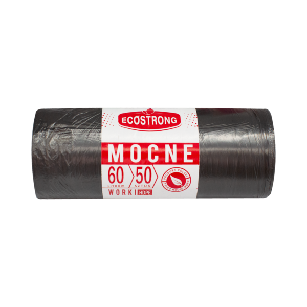 Пакети для сміття Sipeko LDPE Ecostrong, 60 л, 50 шт. - Pampik