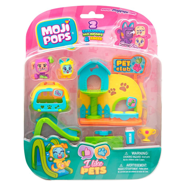 Ігровий набір Moji Pops Вихованці на прогулянці (PMPSB216IN10) - Pampik