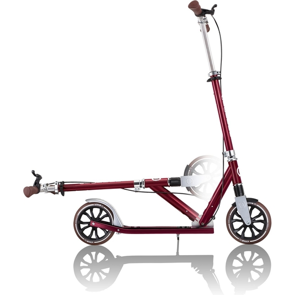 Самокат Globber NL205 Deluxe, з ручним гальмом, червоний (685-102) - Pampik - 4