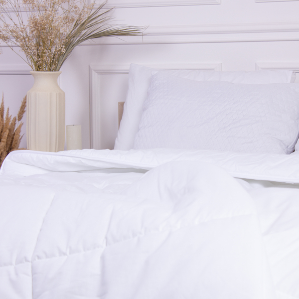 Ковдра антиалергенна MirSon Bianco EcoSilk №1301, демісезонна, 110x140 см, біла (237053845) - Pampik - 6