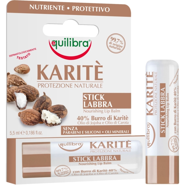 Бальзам для губ Equilibra Karite Line 5.5 мл - Pampik
