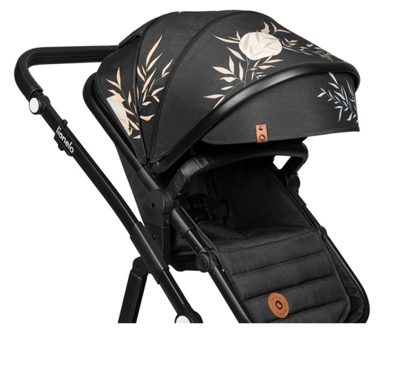 Універсальна коляска 3 в 1 Lionelo Amber Lovin, чорний - Pampik - 12