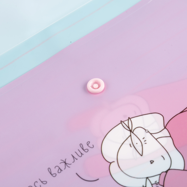 Папка-конверт Yes Hey Helly, B5, с кнопкой (492148) - Pampik - 3