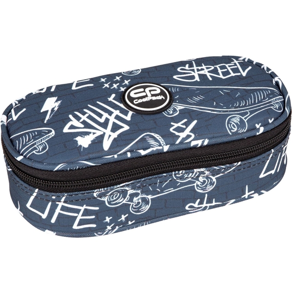 Пенал на блискавці CoolPack Campus Street Life, з органайзером для ручок, 23х9х5 см (F062697) - Pampik