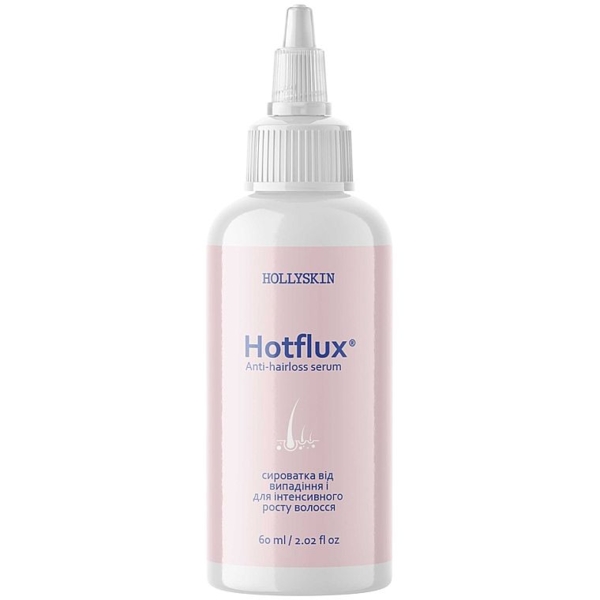 Сироватка від випадіння і для інтенсивного росту волосся Hollyskin Hotflux, 60 мл - Pampik