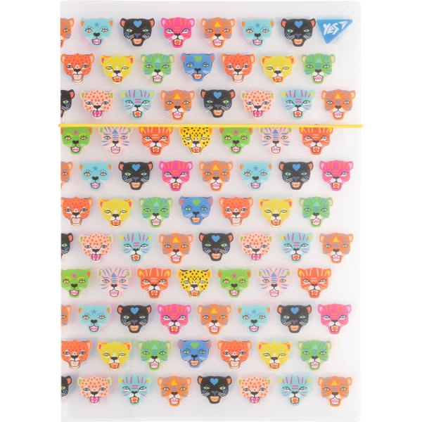 Папка-уголок Yes Tiger, A4, на резинке (491951) - Pampik