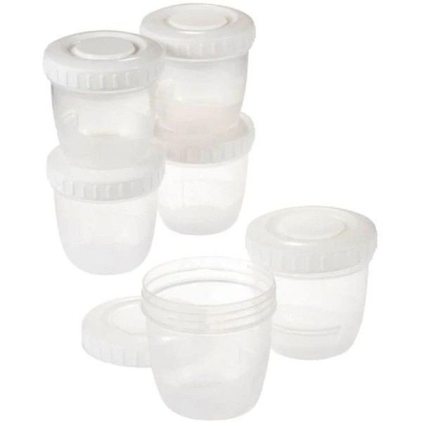 Контейнери для зберігання грудного молока і дитячого харчування Difrax 6 шт. (617) - Pampik