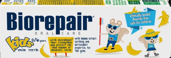 Дитяча зубна паста Biorepair Веселе мишеня Банан, 50 мл - Pampik - 3