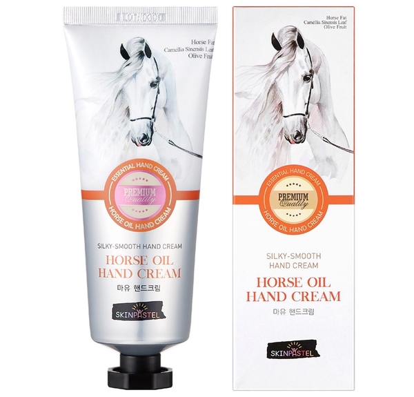 Крем для рук Skinpastel Premium Horse Oil Hand Cream, відновлювальний, 100 мл - Pampik - 2