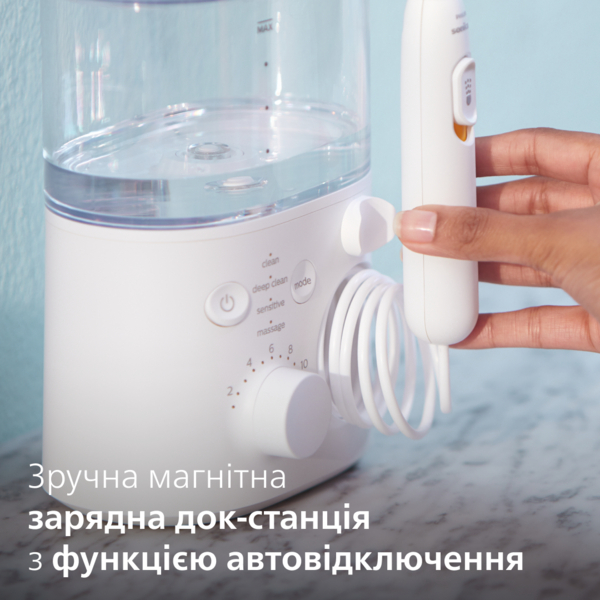 Іригатор Philips Sonicare Power Flosser 7000 білий (HX3911/40) - Pampik - 6