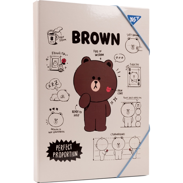 Папка для труда Yes Line friends, A4 (500232) - Pampik