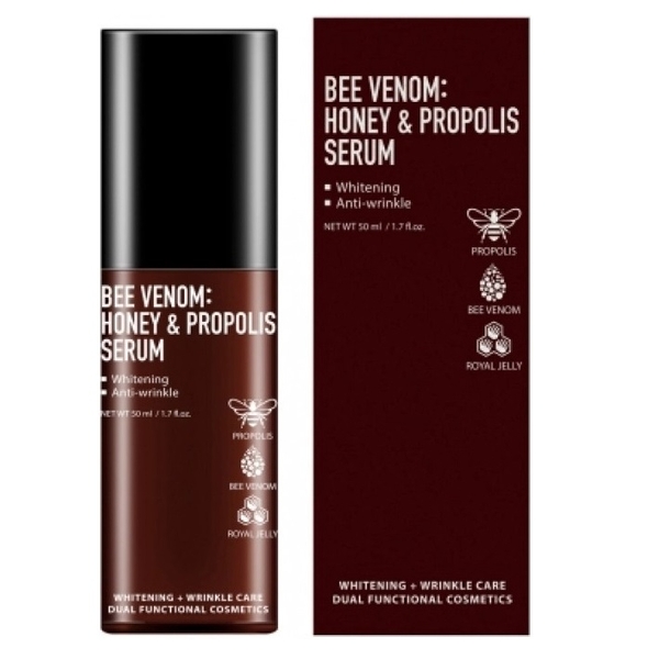 Сыворотка для лица Fortheskin Bee Venom Honey&Propolis Cream Serum, 50 мл - Pampik
