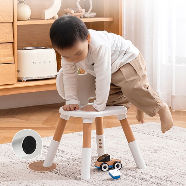 Стілець дитячий Poppet Multiwood білий (PP-010M) - Pampik - 4