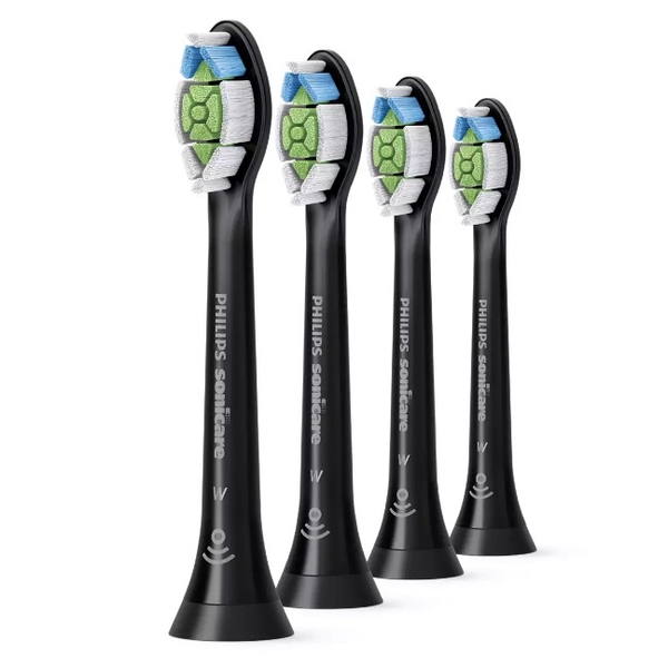 Насадки для звукової електричної зубної щітки Philips Sonicare W Optimal White, 4 шт. (HX6064/11) - Pampik