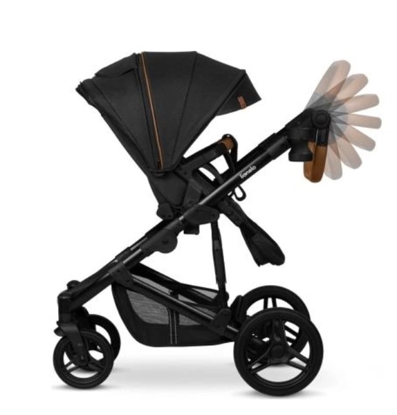 Універсальна коляска 3 в 1 Lionelo Mari Tour Black Onyx - Pampik - 8