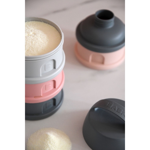 Контейнер для хранения сухих смесей Beaba, 4 отсека, розовый (911713) - Pampik - 15