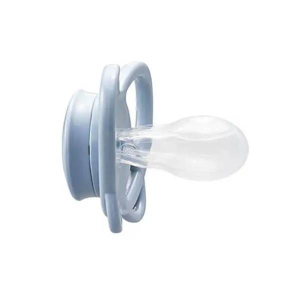 Пустышка Nip Моя бабочка Енот и ежик, силиконовая, 5-18 мес., 2 шт., розовый (38597-51) - Pampik - 2