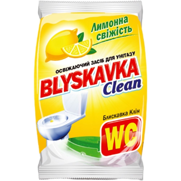 Освежающее средство для унитаза Blyskavka Clean Лимонная свежесть - Pampik