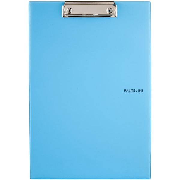 Планшет с металлическим клипом Axent Pastelini А4, голубой (2512-22-A) - Pampik