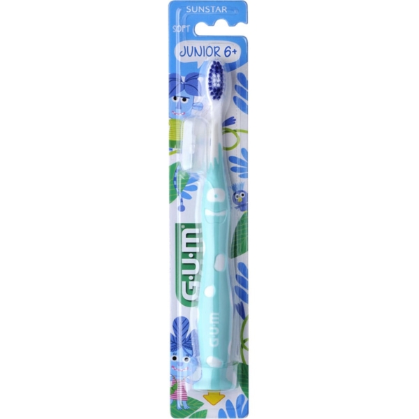 Зубная щетка GUM Junior Monster, мягкая, в ассортименте - Pampik - 2