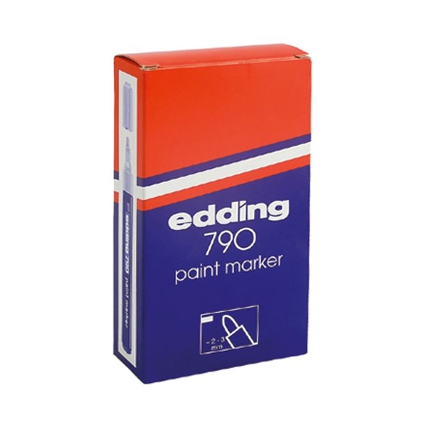 Маркер для декоративних робіт Edding Paint конусоподібний 2-3 мм, золотий (e-790/12) - Pampik - 2