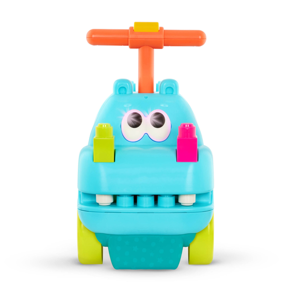 Машинка для катання та конструктор Battat Бегемотик Санні (BX2312Z) - Pampik - 3