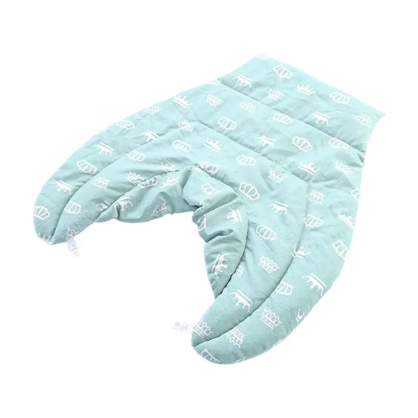 Грілка-компрес з коміром Ideia Корона, із зерном пшениці, 46x44x24 см, м'ятний (8-30289) - Pampik