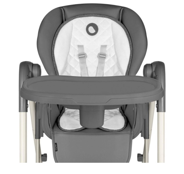 Стільчик для годування Lionelo Laurice Grey Stone, з функцією гойдалки, темно-сірий - Pampik - 13